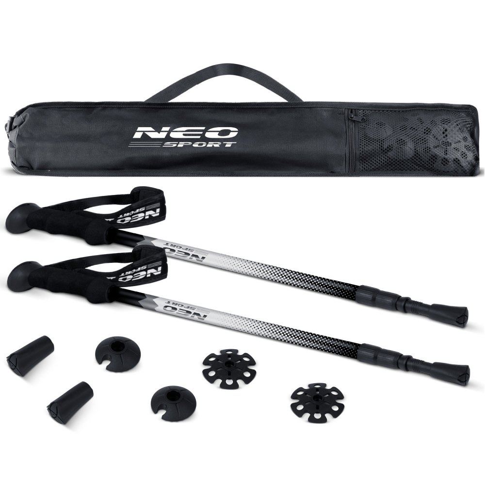 Neo-Sport NS-381 Trekinga Pārgājienu Nūjas - Izturīgas un Vieglas ar Piederumiem (2)