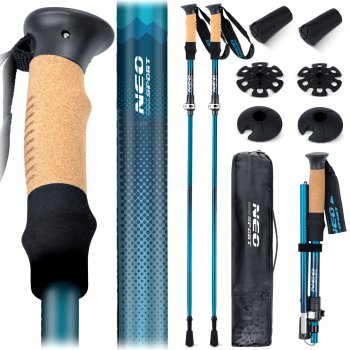 Neo-Sport NS-382 pārgājienu nūjas - izturīgas un vieglas trekings
