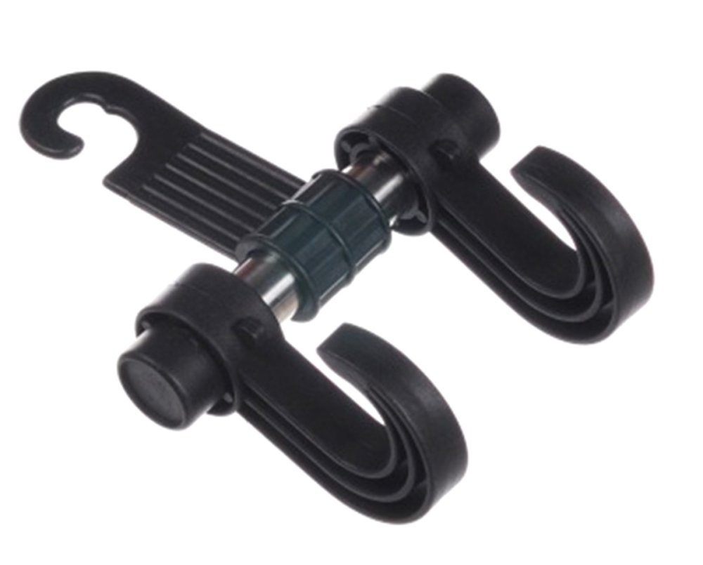 Universāls auto pakaramais somām un drēbēm uz galvas balsta, melns (0)