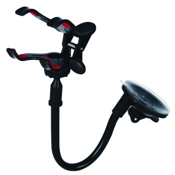 Setty Car Froggy Phone Holder with Long Leg for Smartphones, Black | Telefona Auto Turētājs pie loga