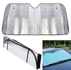 Divpusējs Saules Staru Atstarotājs Aizsardzība Automašīnas Vējstiklam | Car Windshield Sunshade Foldable Reflective Sun Visor