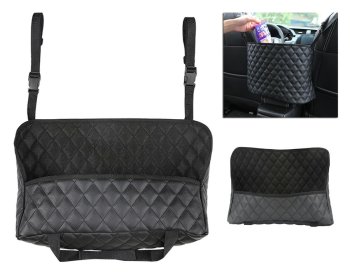 Automašīnas organizators ar stiprinājumu pie priekšējiem sēdekļiem, Melns | Car Organizer Storage