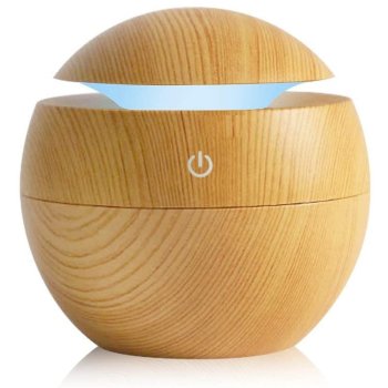 Elektriskais Ultraskaņas Gaisa Mitrinātājs / Difuzors / Aromaterapija, 150 ml | Ultrasonic Air Humidifier Electric Diffuser
