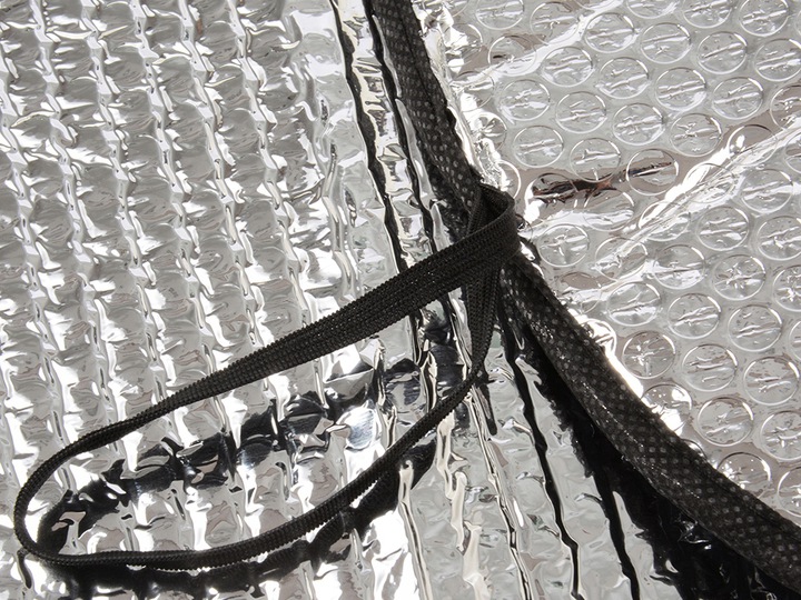 Divpusējs Saules Staru Atstarotājs Aizsardzība Automašīnas Vējstiklam | Car Windshield Sunshade Foldable... (2)