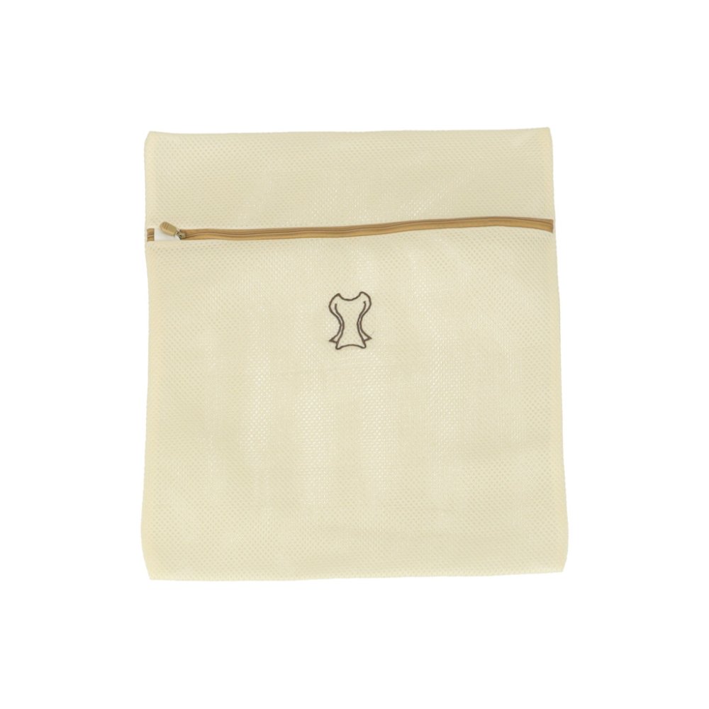 Tīkliņveida veļas maisiņi ar rāvējslēdzēju, 6 gab. komplekts, bēšs (0)