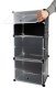 Daudzstāvu Moduļu Kurpju Apavu Plaukts Skapis, 6 Plaukti | Multilevel Modular Shoe Rack Shelf Stand Organizer