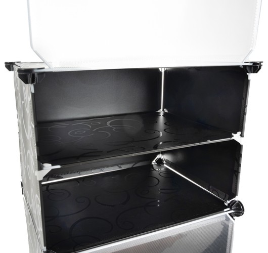Daudzstāvu Moduļu Kurpju Apavu Plaukts Skapis, 6 Plaukti | Multilevel Modular Shoe Rack Shelf Stand Organizer (2)