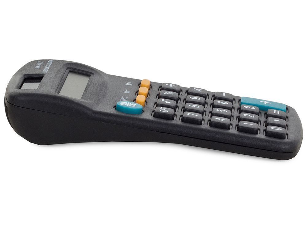 Kabatas kalkulators 8 ciparu klasisks skolai un birojam, melns (2)