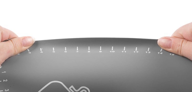 Virtuves Silikona Paklājiņš Mīklas Rullēšanai un Cepšanai, 64x45 cm | Non-slip Silicone Pastry Baking Dough... (6)