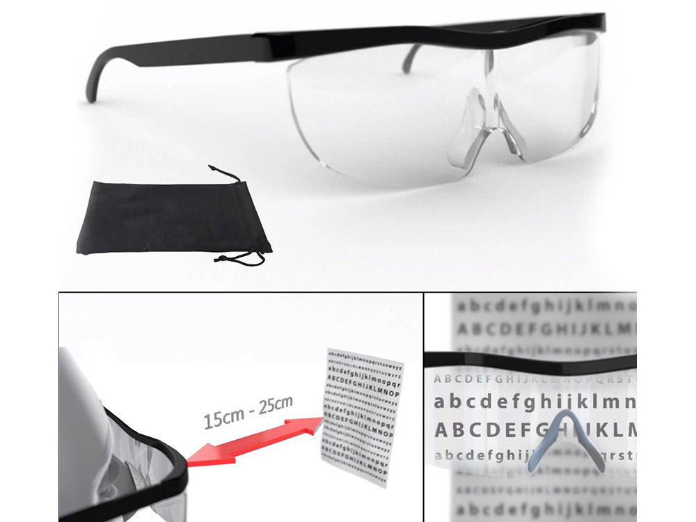 Palielināmās brilles Big Vision ar 160% palielinājumu (1)