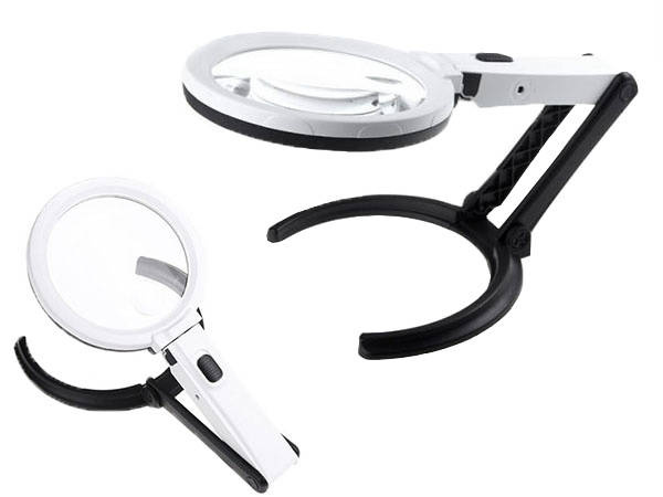 Salokāma galda lupa ar LED apgaismojumu 1,8x 138mm 5x 25mm (0)