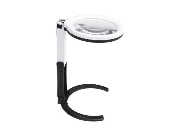 Salokāma galda lupa ar LED apgaismojumu 1,8x 138mm 5x 25mm (1)