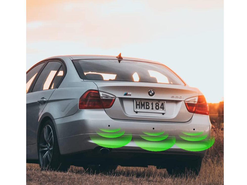 Auto Parkošanās Sensoru komplekts, Melns | Car Parking Sensor Kit Silver (6)