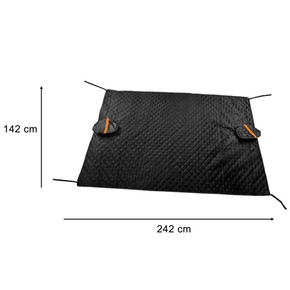 Ūdensnecaurlaidīgs vējstikla pārsegs pret salu un sauli (2)