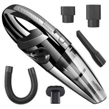 Bezvadu auto putekļsūcējs 120W rokas, lādējams ar USB