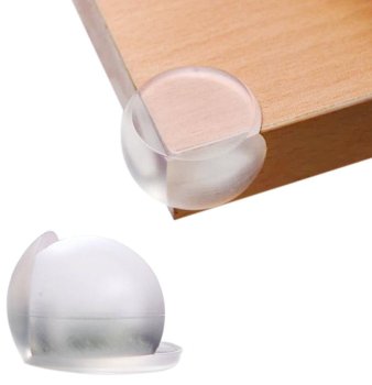 Stūru Aizsargi Bērna Drošībai, 4 gab | Child Safety Round Silicone Table Corner