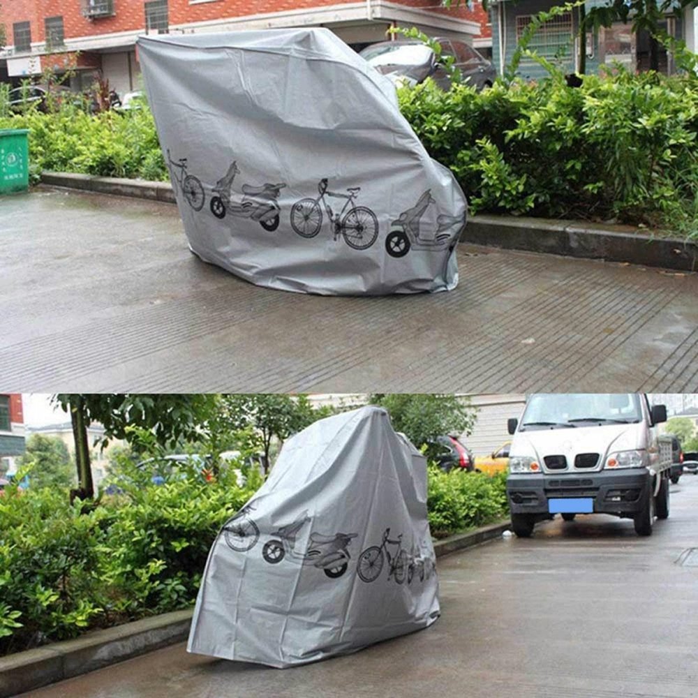 Velosipēda Ūdensnecaurlaidīgs Pārklājs / Pārvalks / Pārsegs - 200x100cm, Pelēks | Indoor / Outdoor Bicycle Cover (0)