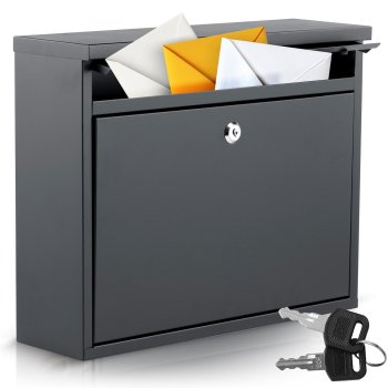 Humberg piekaramā pastkastīte HM-860, 37,5x30,5x12 cm, melna