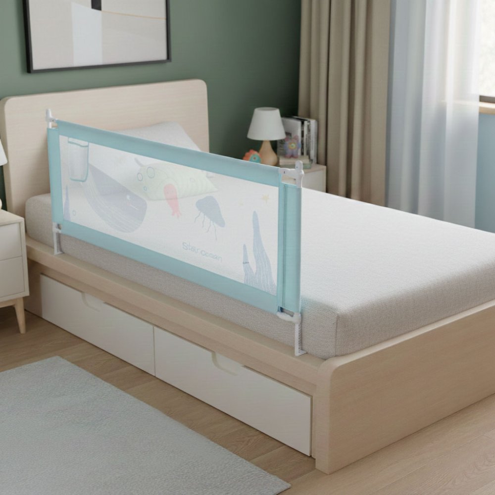 Gultas drošības barjera bērniem 200 cm ECOTOYS aizsargmaliņa gultai (0)