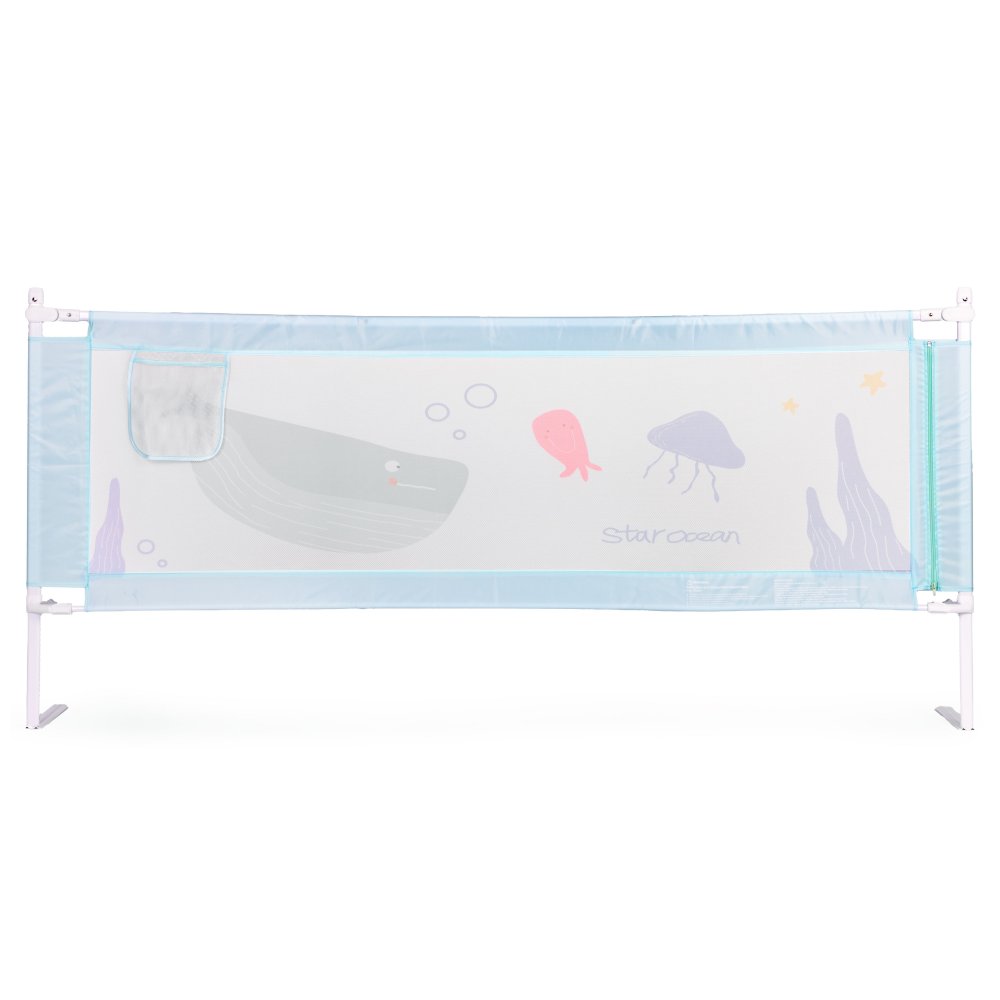 Gultas drošības barjera bērniem 200 cm ECOTOYS aizsargmaliņa gultai (3)