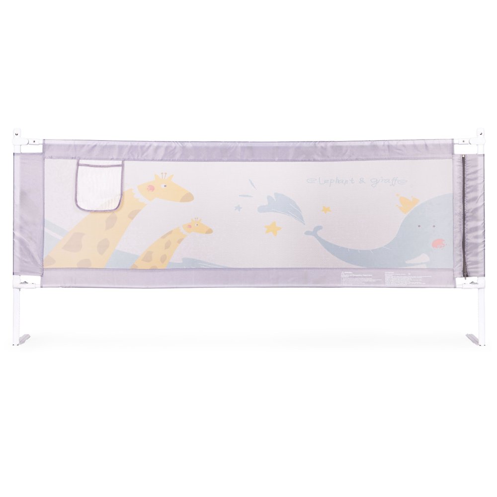 Gultas barjera bērniem 200 cm ECOTOYS drošības aizsargs pret izkrišanu (3)