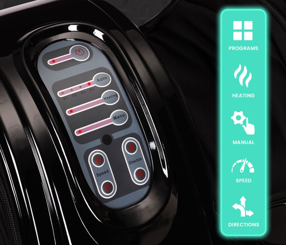 Elektriskais pēdu un kāju masieris ModernHome ar sildīšanu 4 režīmi 40W (1)