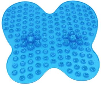 Akupresūras akupunktūras paklājs, masāžas paklājiņš pēdām, Zils | Futzuki Reflexology Foot Massage Mat