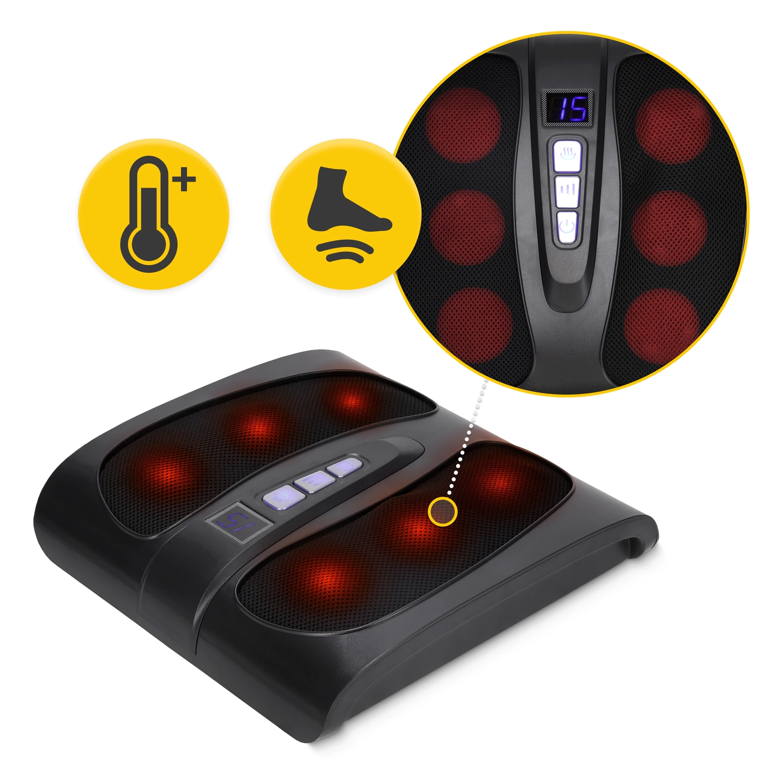 Elektriskais pēdu masieris 4FIZJO LITE ar sildīšanas funkciju (1)
