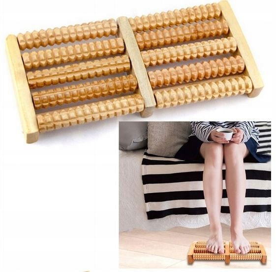 Koka Masieris Masāža Pēdām, 2 х 5 | Wooden Foot Massager (3)