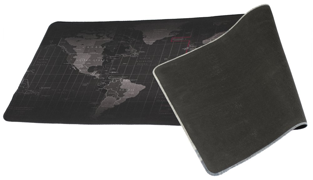 Datorgalda Paklājs Peles Paliktnis ar Pasaules Karti - 40x90x0,4 cm | Computer Table Carpet Mouse Pad with World Map (5)
