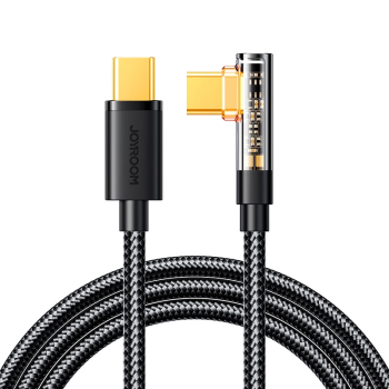 Joyroom Gaming Cable USB Type C to USB Type C 100W 1.2m, Black | Lādētājvads Datu Pārraides Kabelis