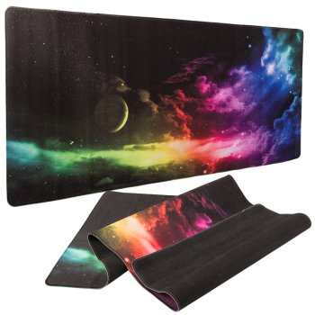 Spēļu Datorgalda Klaviatūras Paklājs Peles Paliktnis XXL, 80x30cm | Computer Table Carpet Mat Mouse Pad
