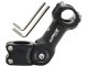 Regulējams velosipēda stūres iznesums A-head 28,6/31,8 mm, melns