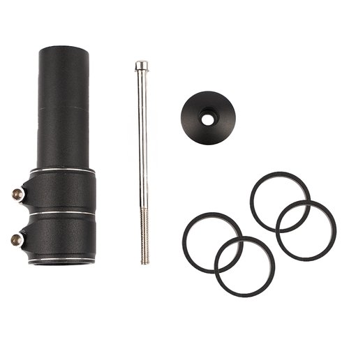 Velosipēda stūres iznesuma pagarinātājs Trizand 25993, 28,6 mm, melns (2)