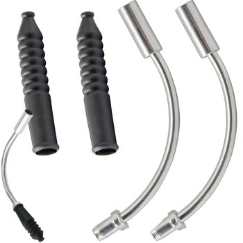 90 Grādu Caurule V-Brake Velosipēdu Bremžu Komplektam Ar Gumijām | Degree Pipe For Bicycle Brakes Set With Rubbers