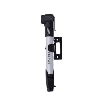 PU-100 Universāls Velosipēda Riepu Pumpis, Pelēks | Universal Car Bicycle Tire Ball Pump with 3 Nozzles