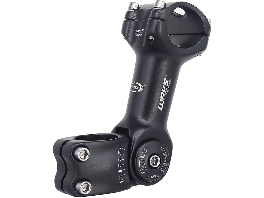 Regulējams velosipēda stūres iznesums A-head 28,6/31,8 mm, melns (0)