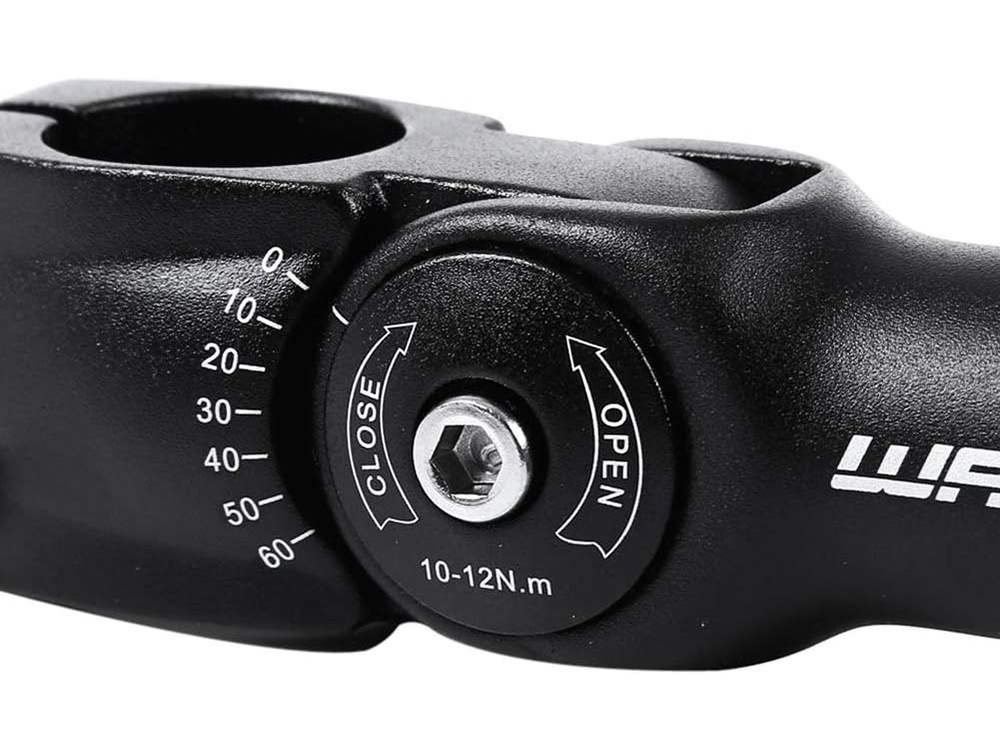 Regulējams velosipēda stūres iznesums A-head 28,6/31,8 mm, melns (2)