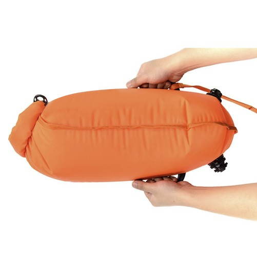 Trizand 23924 Drošības boja peldēšanai 2in1 ar sauso maisu, 35L, oranža (3)