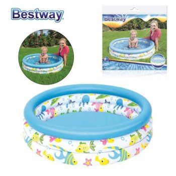 BESTWAY 51009 Bērnu Dārza Piepūšamais Baseins 102x25 cm | Kids Garden Inflatable Pool