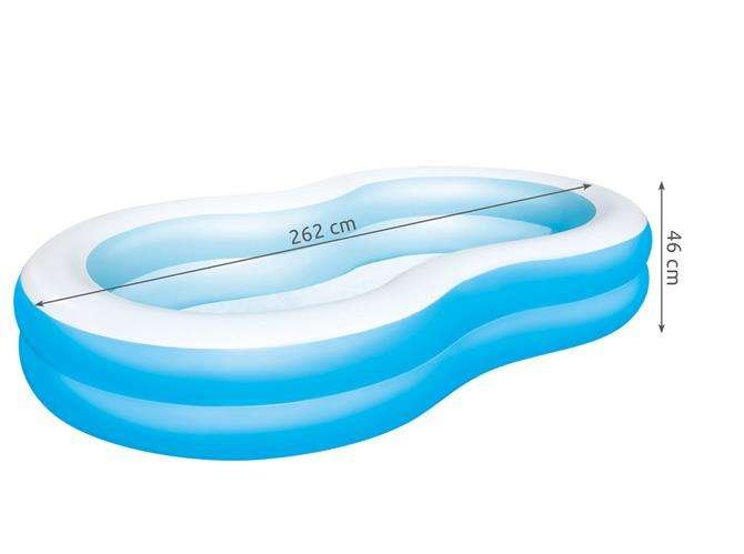 Dārza Piepūšamais Baseins 262x157x46 cm | Garden Inflatable Pool (0)