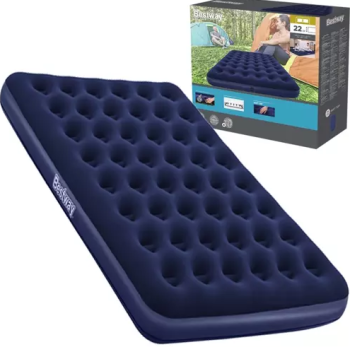 BESTWAY 67003 Piepūšamais divvietīgs matracis, 203x152x22 cm l Inflatable double mattress