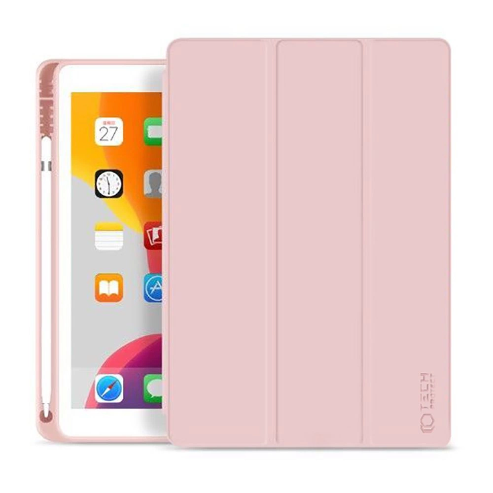 Apple iPad 10.2" 2019 / 2020 / 2021 Tech-Protect SC Pen Protective Cover Case, Pink | Planšetes Vāciņš Maciņš Apvalks Grāmatiņa