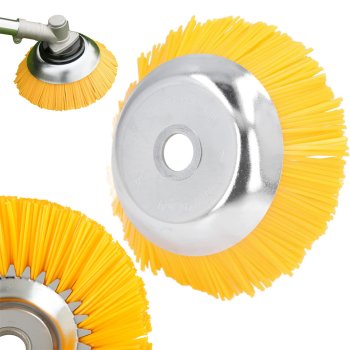 Bruģa seguma tīrīšanas neilona birste pļaukai 200 mm | Pavement cleaning brush nylon for scythe 200mm