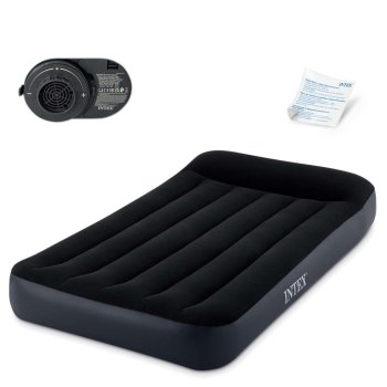 Piepūšamais matracis 191x99x25 cm ar iebūvētu elektrisko pumpi INTEX 64146ND