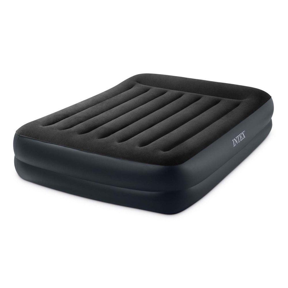 Piepūšamais matracis 203x152x42 cm ar iebūvētu elektrisko pumpi INTEX 64124 (1)