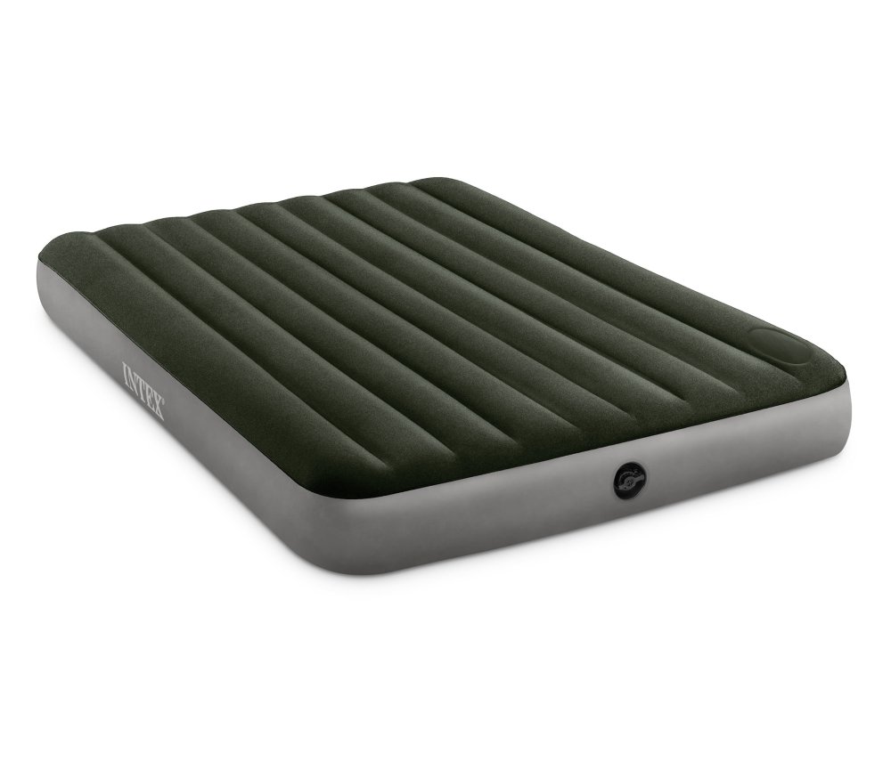 Divguļamais piepūšamais matracis INTEX 64762 ar iebūvētu sūkni, 191x137 cm (1)