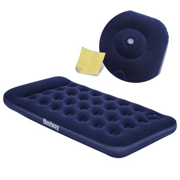 Piepūšamais matracis 188x99x22 cm ar iebūvētu kājas pumpi Bestway 67224