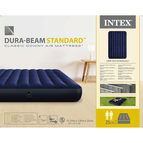 Piepūšamais matracis 191x137x25 cm divvietīgs INTEX 64758 (3)