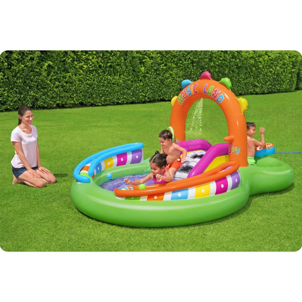 Piepūšamais rotaļu laukums Bestway Sing 'N Splash 295 x 190 x 137 cm 53117 (2)